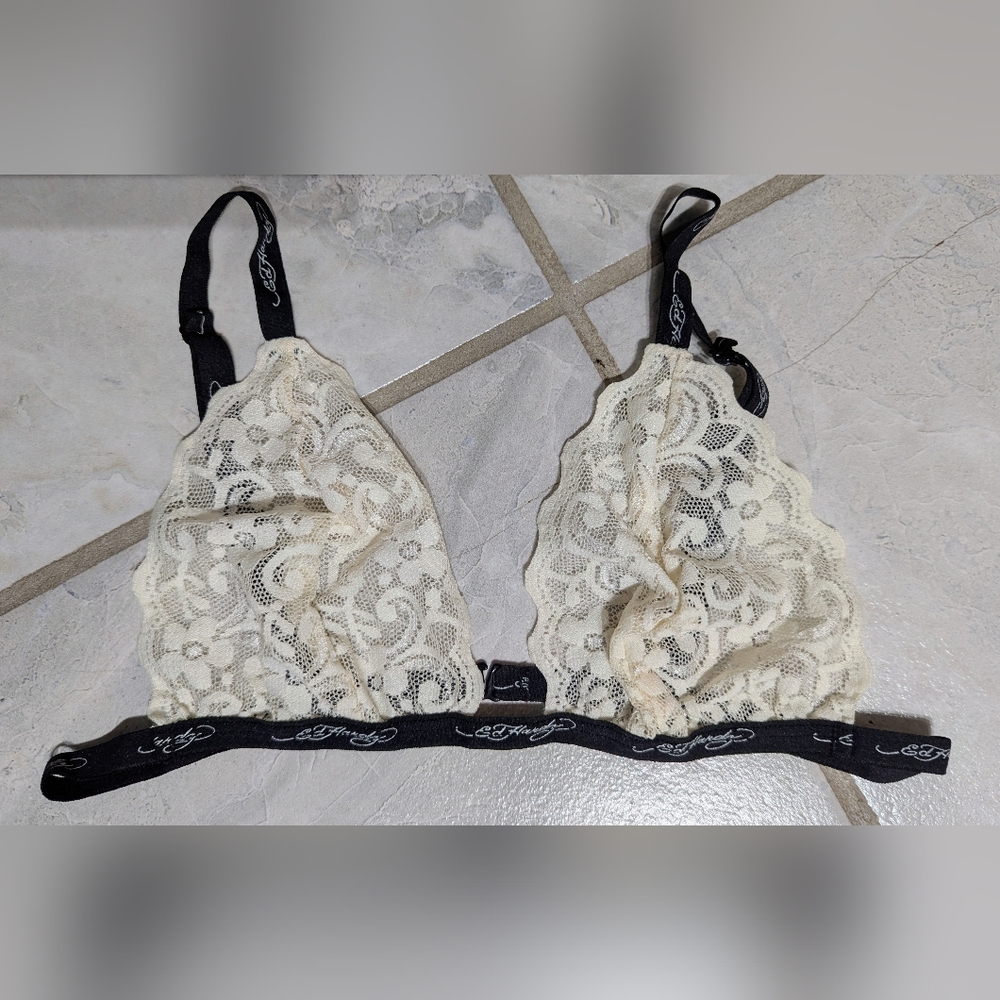 NWOT Ed Hardy Lace Bralette